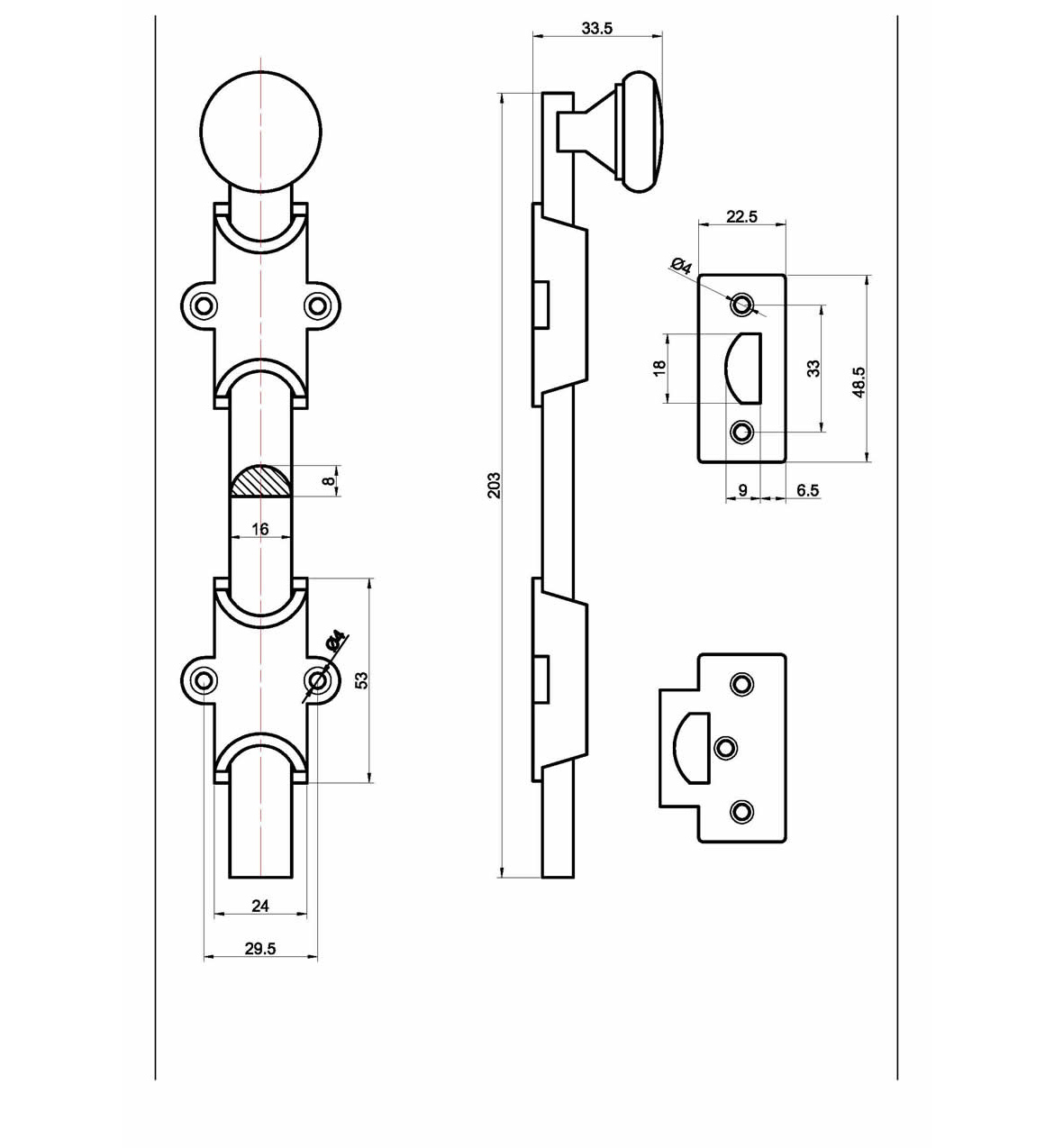Dutch Bolt Spec Sheet